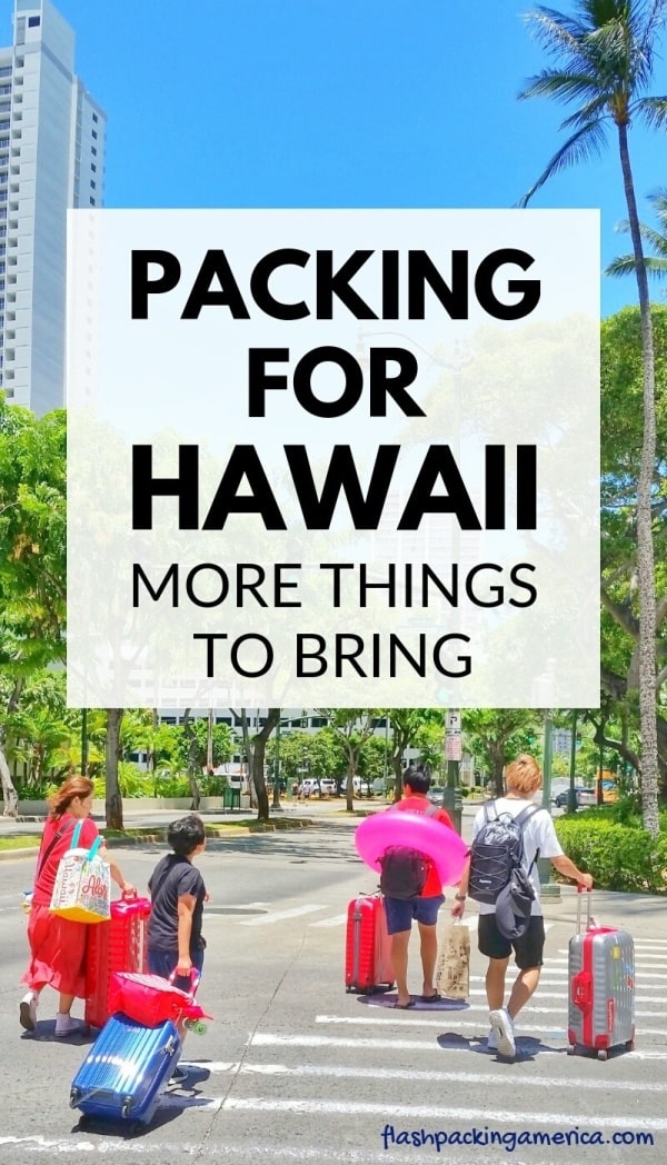 What to pack for Hawaii on a budget. hawaii essentials. packing light for hawaii carry-on. Hawaii packing list for Oahu, Kauai, Maui, Big Island. Hawaii travel blog