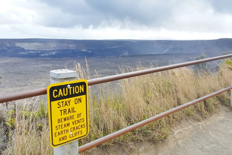 Crater Rim Drive. Crater Rim Trail. safety. is it safe. Things to do in Hawaii volcanoes national park. Big Island Hawaii travel blog