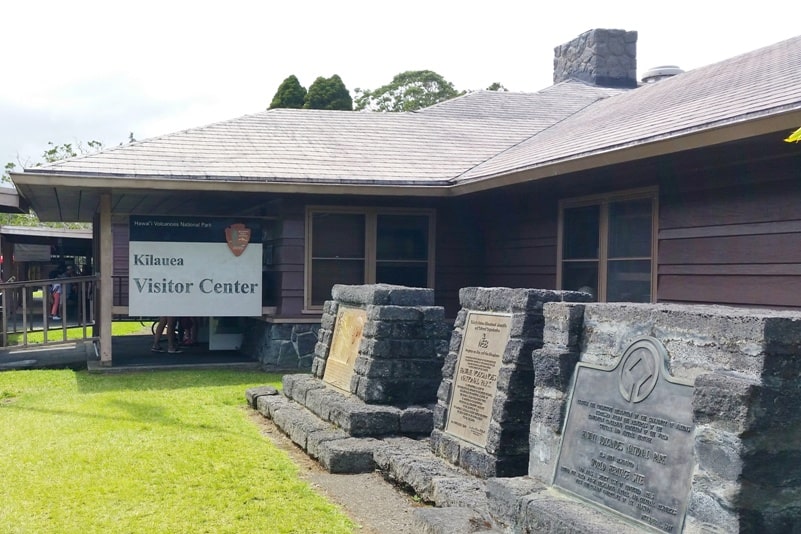 Crater Rim Drive. kilauea visitors center. Things to do in Hawaii volcanoes national park. Big Island Hawaii travel blog