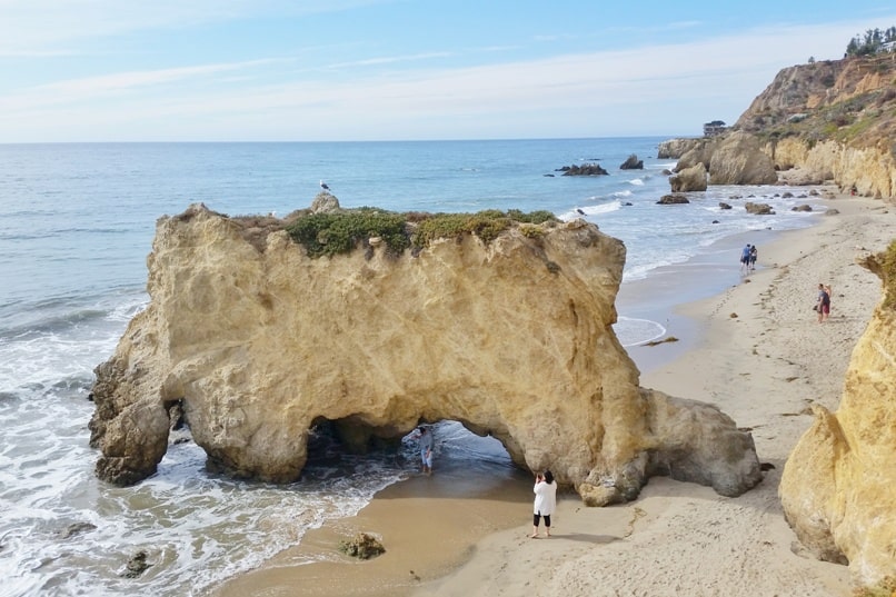 One day trip to Malibu without a car. Best things to do in Malibu in one day itinerary - El Matador State Beach, California state parks. from Los Angeles LA Santa Monica. California travel blog