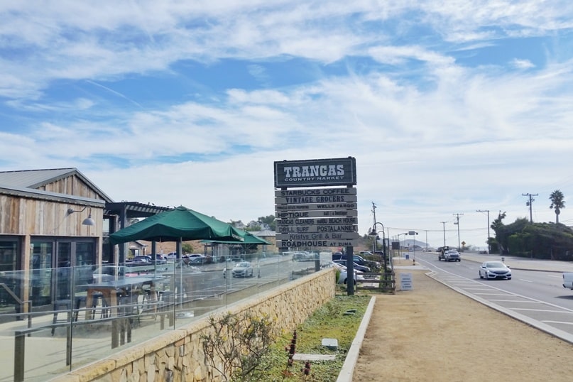 One day trip to Malibu without a car. Where to eat in Malibu. trancas country market grocery store. from LA or Santa Monica to Malibu on Pacific Coast Highway PCH. day trip from Los Angeles LA Santa Monica. California travel blog