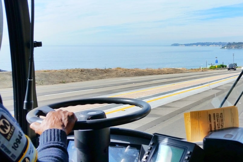 One day trip to Malibu without a car. Getting around Malibu by bus from LA or Santa Monica to Malibu on Pacific Coast Highway PCH. day trip from Los Angeles LA Santa Monica. California travel blog