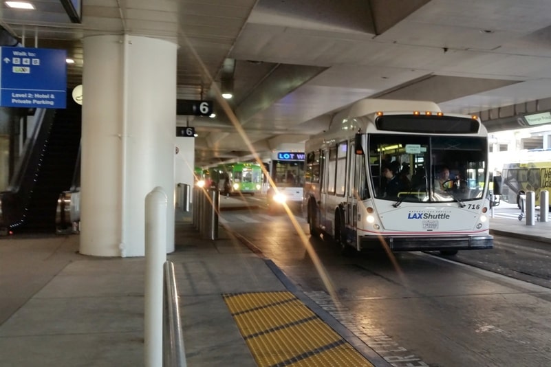 How to get from Los Angeles Airport LAX to Santa Monica bus. best way. Cheap way. cost how much. bus timings. how much time how long. California travel blog