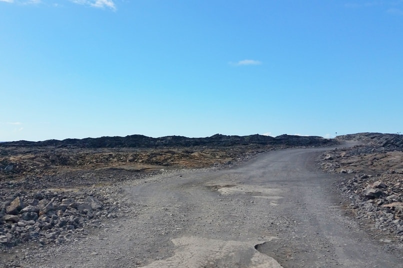 Road to Mahaiula Beach parking lot. Kekaha Kai State Park. Big Island Hawaii travel blog