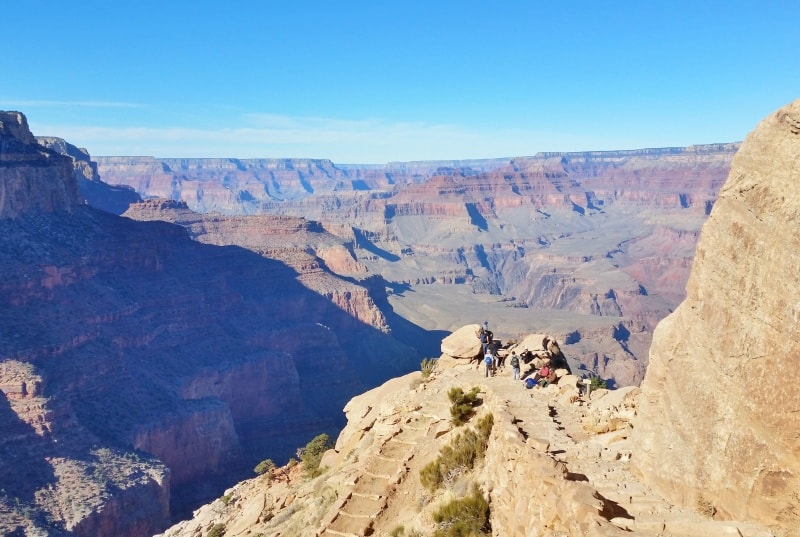 South Kaibab Trail - best grand canyon day hikes. to ooh aah point. Best things to do in Grand Canyon National Park South Rim. Arizona travel blog