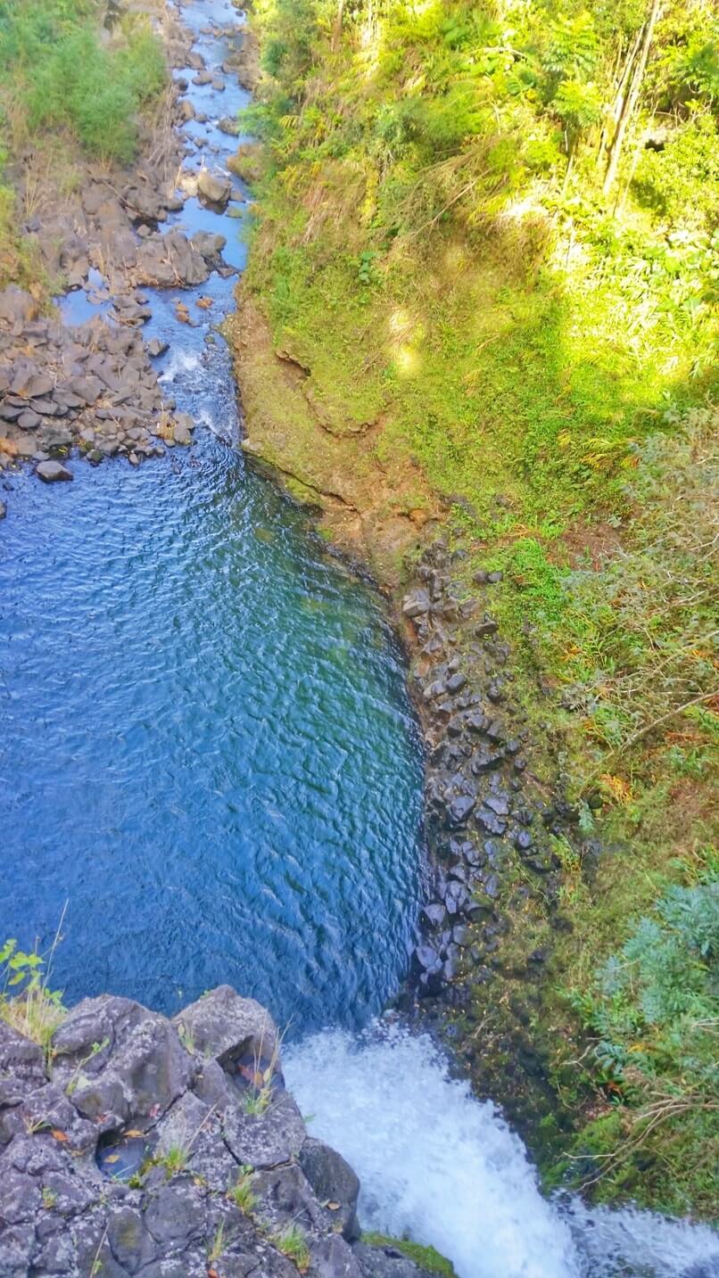 Makapipi Falls to see waterfalls from above. Best Road to Hana waterfalls in Maui. Hawaii travel blog