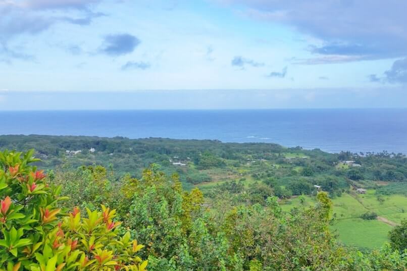 Wailua Valley state wayside scenic overlook on the Road to Hana stops. Maui Hawaii travel blog