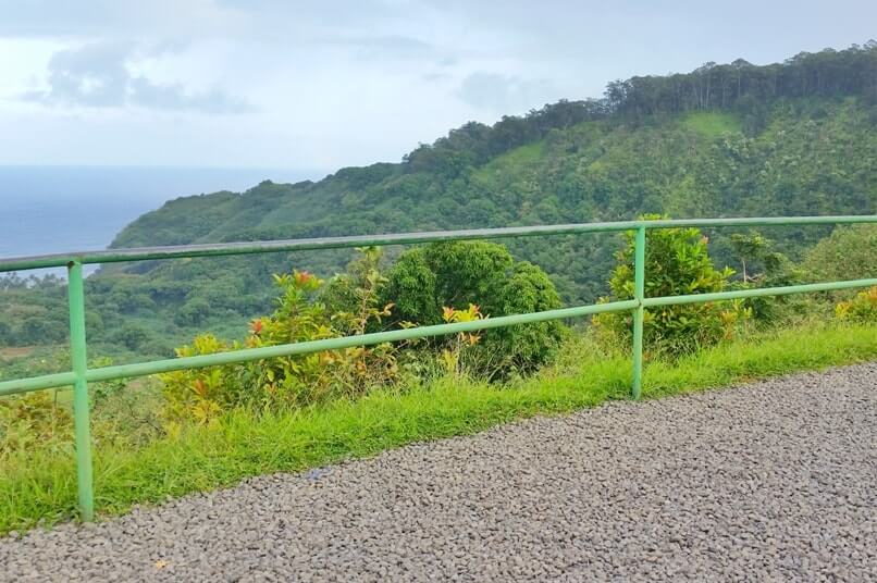 Wailua Valley state wayside scenic overlook on the Road to Hana stops. Maui Hawaii travel blog