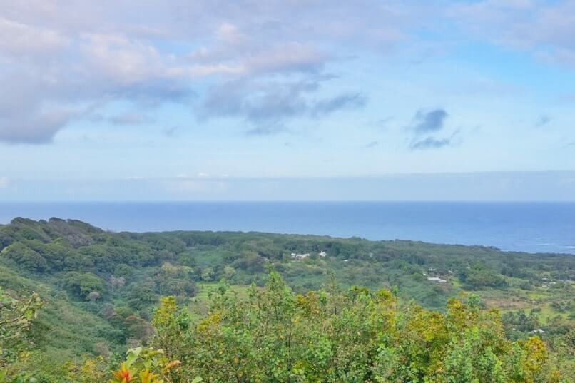 Wailua Valley state wayside scenic overlook on the Road to Hana stops. Maui Hawaii travel blog