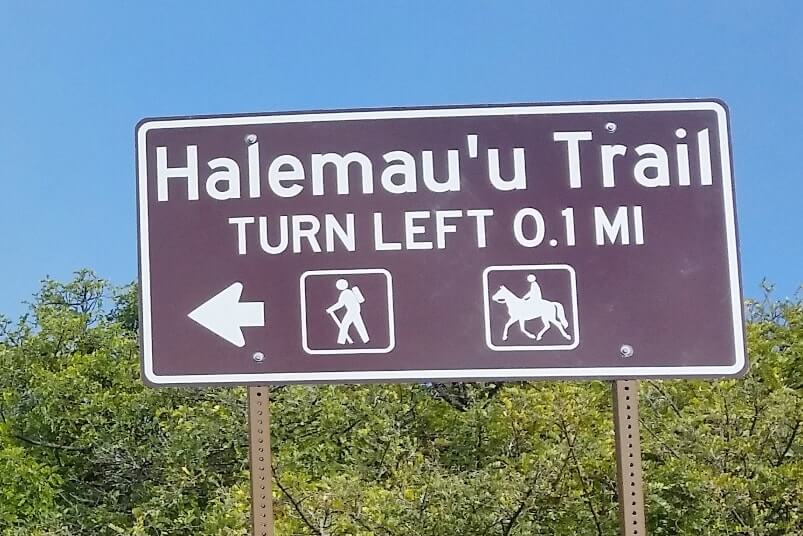 Hitchhiking Haleakala National Park - location from halemauu trail parking lot. Maui Hawaii travel blog