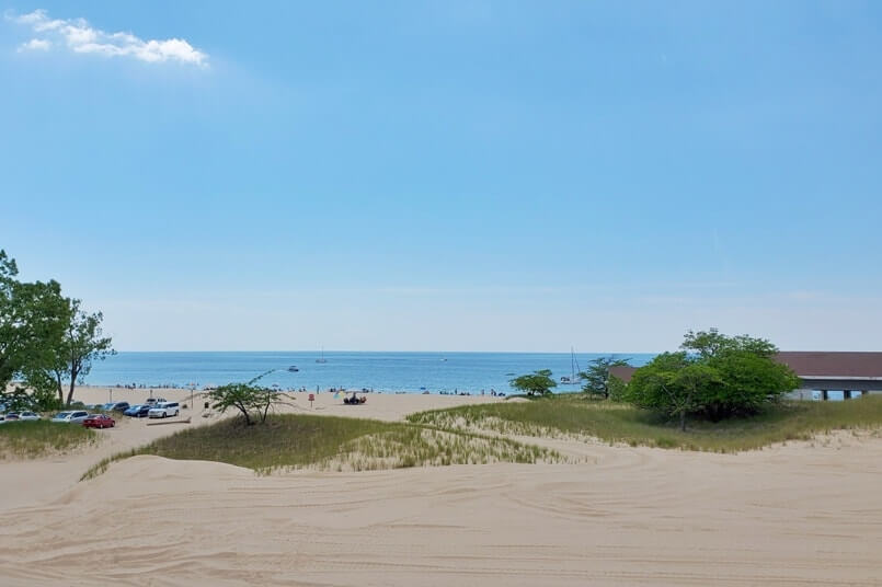 Best Muskegon State Park beach. Best Lake Michigan beaches. Michigan travel blog.