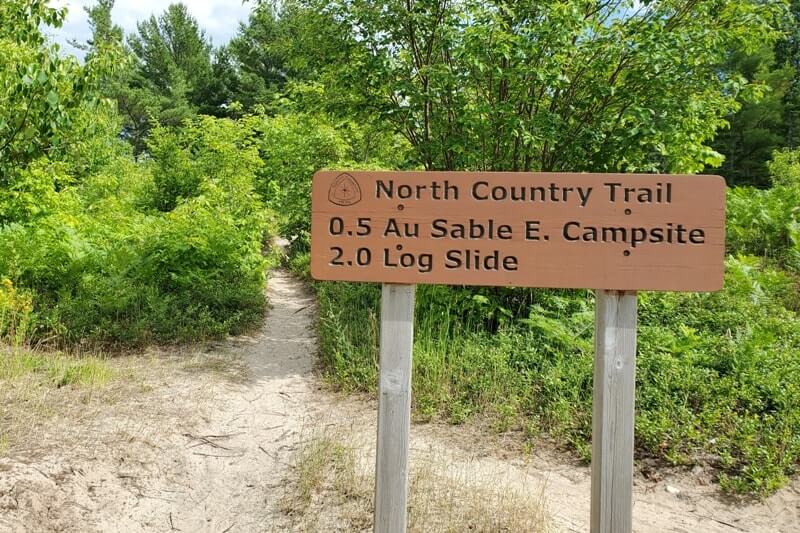 Best places to visit in the UP upper peninsula Michigan: backpacking the North Country Trail. Michigan travel blog