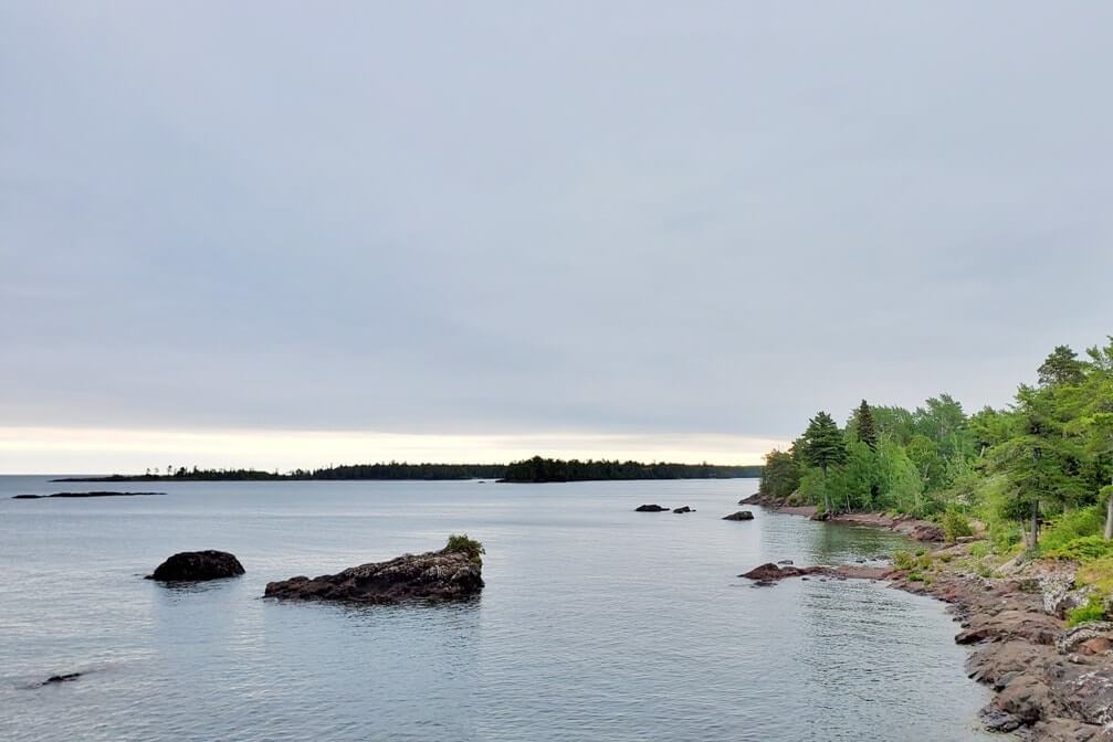 Things to do in the Keweenaw Peninsula: Esrey Park near Copper Harbor. Upper Peninsula. UP Michigan travel blog