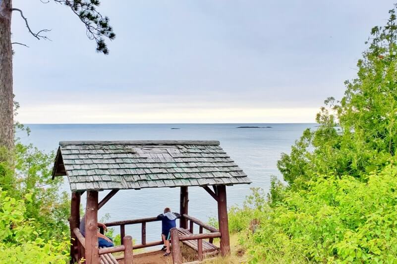 Things to do in the Keweenaw Peninsula: Esrey Park near Copper Harbor. Upper Peninsula. UP Michigan travel blog