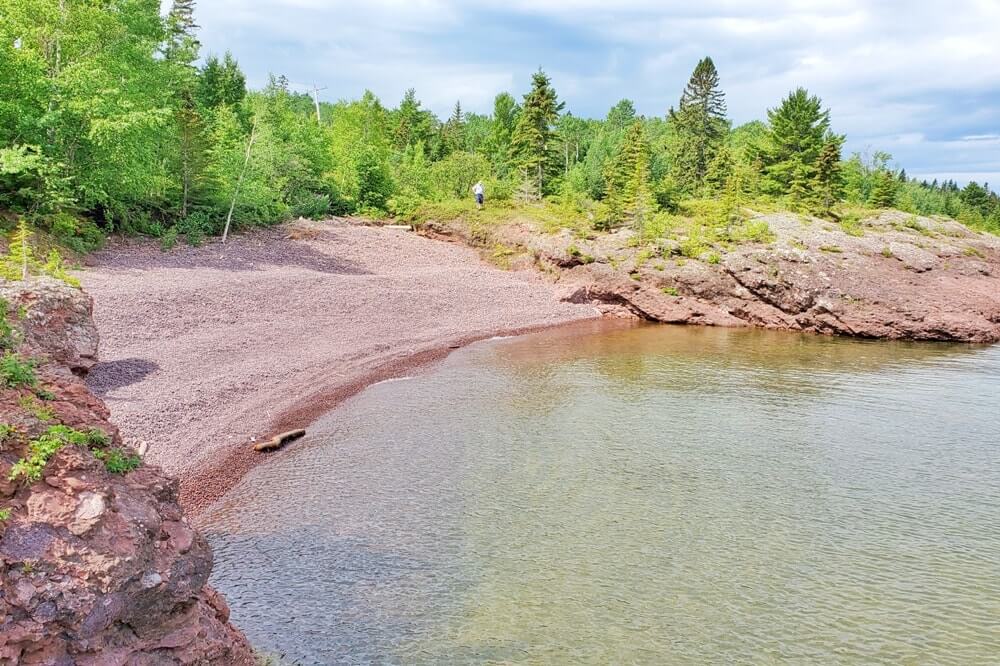 Things to do in the Keweenaw Peninsula: Hebard Park near Copper Harbor. Upper Peninsula. UP Michigan travel blog