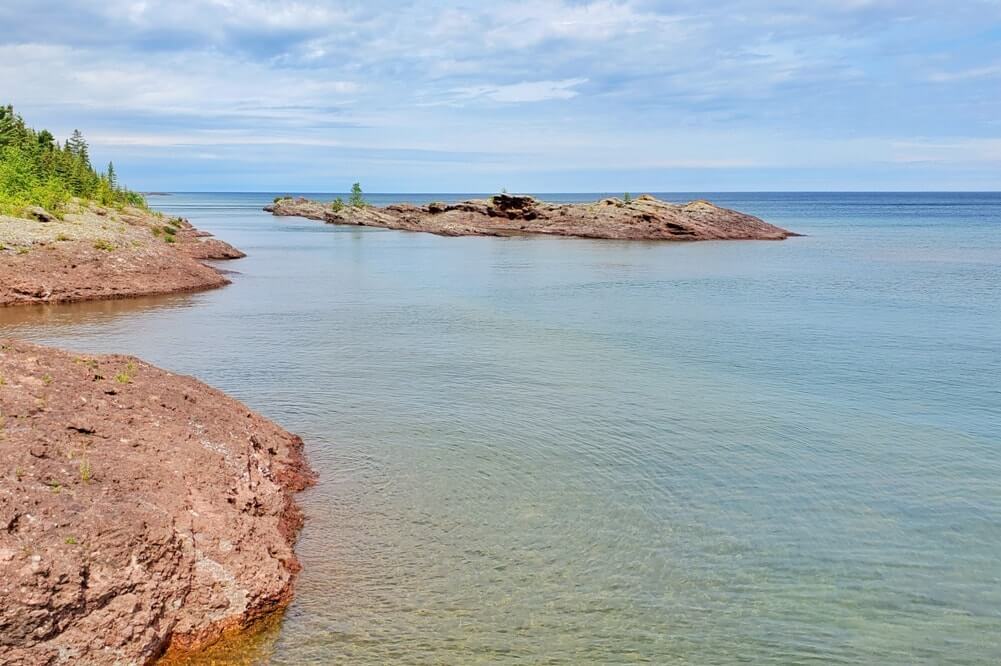 Things to do in the Keweenaw Peninsula: Hebard Park near Copper Harbor. Upper Peninsula. UP Michigan travel blog