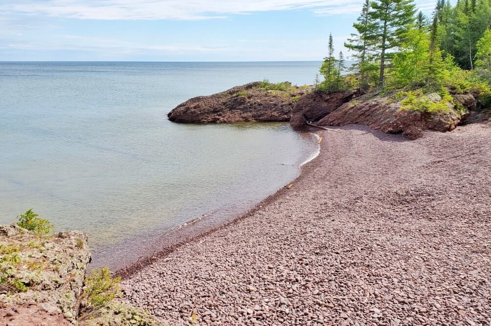 Things to do in the Keweenaw Peninsula: Hebard Park near Copper Harbor. Upper Peninsula. UP Michigan travel blog