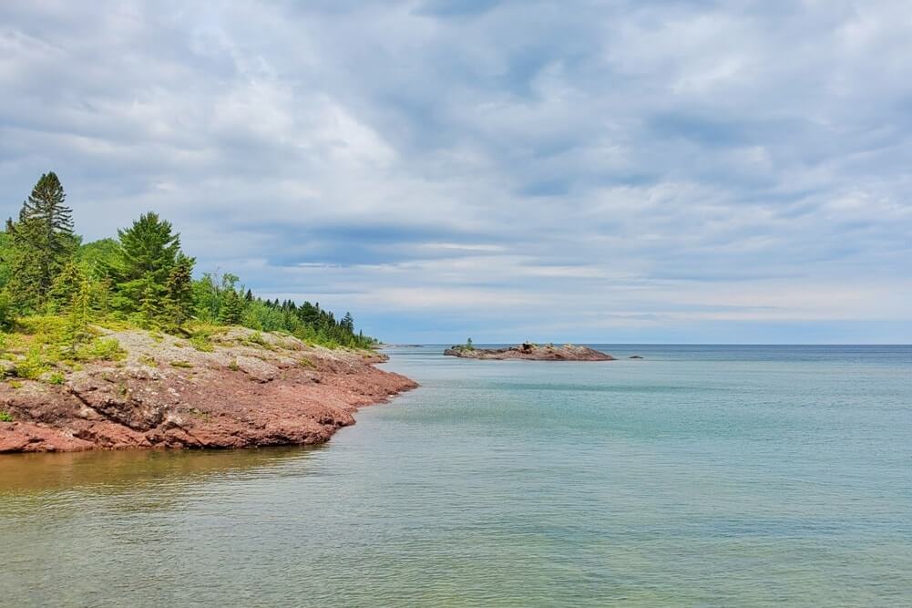 Things to do in the Keweenaw Peninsula: Hebard Park near Copper Harbor. Upper Peninsula. UP Michigan travel blog