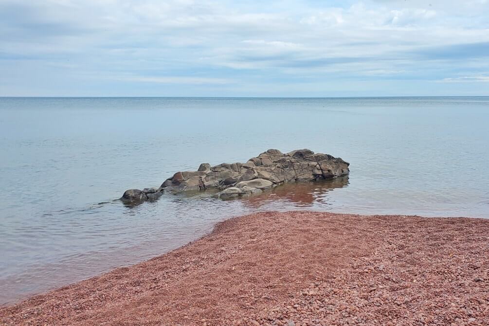 Things to do in the Keweenaw Peninsula: Hunters Point Park in Copper Harbor. Upper Peninsula. UP Michigan travel blog
