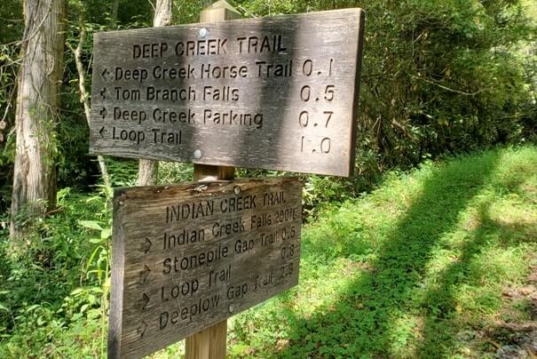 Indian Creek Trail to Indian Creek Falls. NC waterfalls. Smokies travel blog