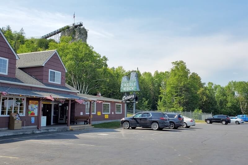 Things to do in Eastern UP: Castle Rock Michigan. UP Michigan travel blog