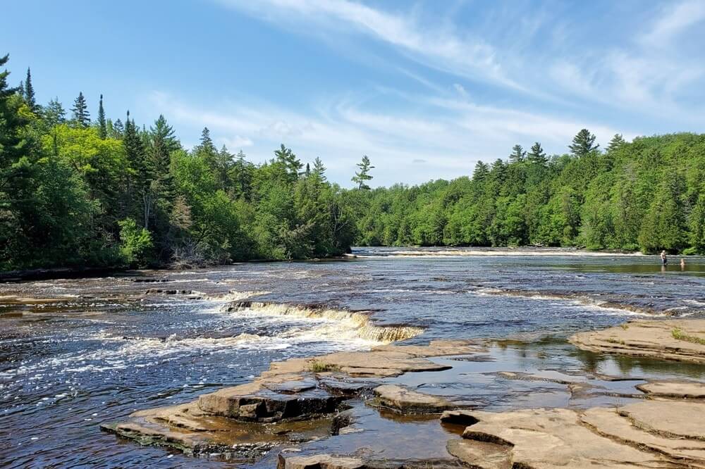 Things to do in Eastern UP: Tahquamenon Falls State Park. UP Michigan travel blog