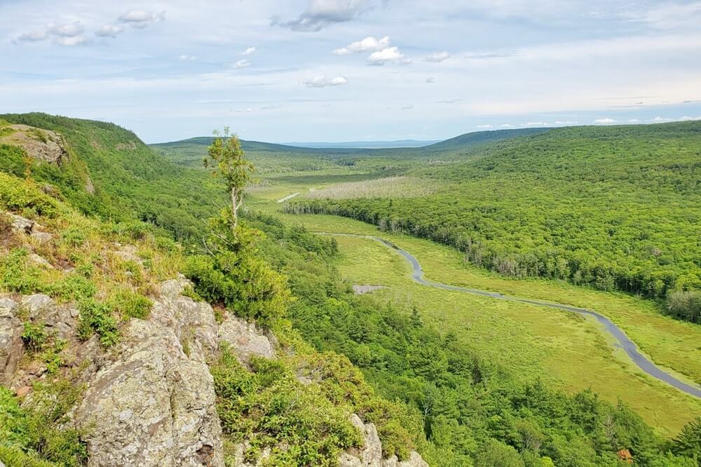 Things to do in the porkies: Hike the escarpment trail, porcupine mountains. up michigan travel blog