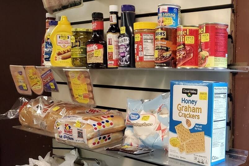 Elkmont Campground Store: what camping food do they sell at elkmont campground? cost how much. smoky mountains camping travel blog