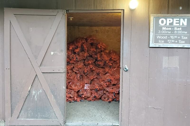 Elkmont Campground Store: Do they sell firewood at elkmont campground? firewood cost how much. smoky mountains camping travel blog