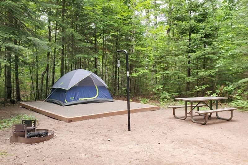 Things to do in Pictured Rocks National Lakeshore park: hurricane river campground, upper. UP Michigan travel blog