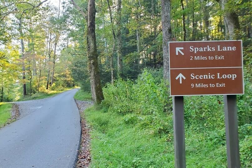Getting to John Oliver Cabin: where on cades cove loop road. near sparks lane. smoky mountains travel blog