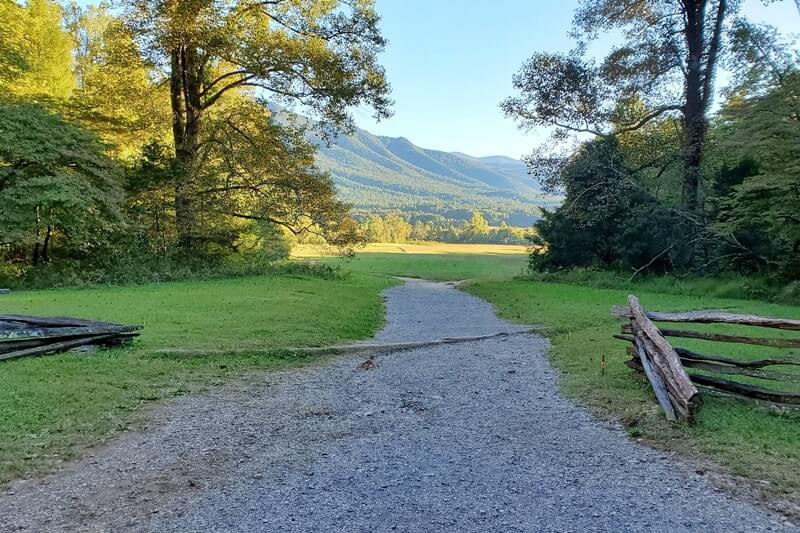trail to John Oliver Cabin. cades cove. smoky mountains travel blog