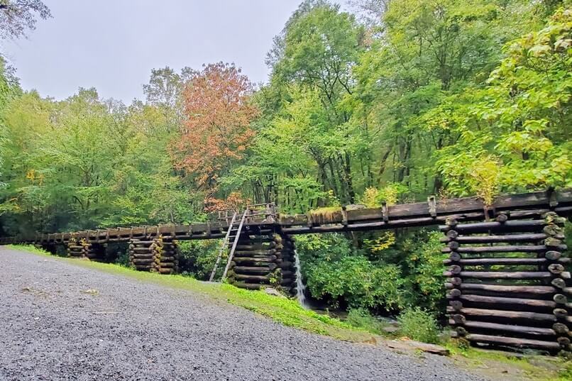 Trail to Mingus Mill: Historic mill in great smoky mountains national park. historic mill in north carolina. nc smoky mountains national blog