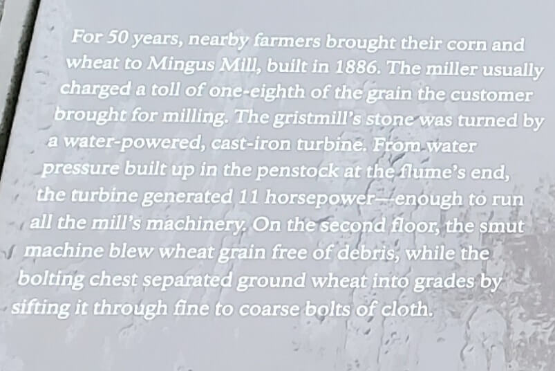 Mingus Mill history. nc smoky mountains travel blog