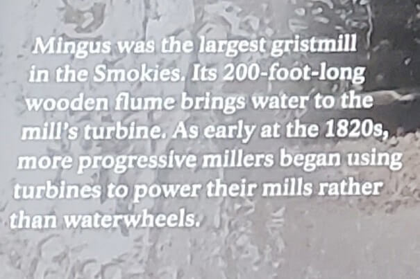 Mingus Mill history. nc smoky mountains travel blog