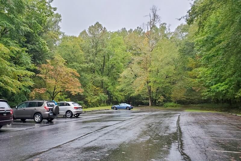Mingus Mill parking. getting to mingus mill. nc smoky mountains travel blog