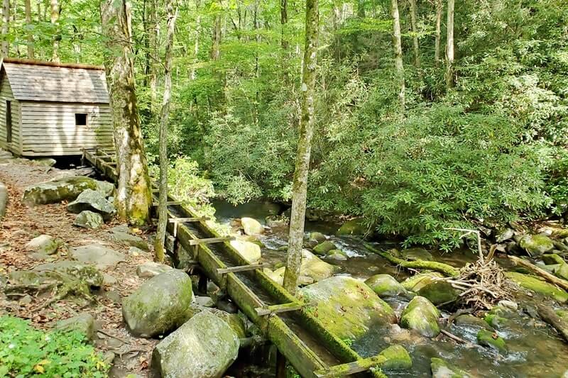 Things to do in Great Smoky Mountains National Park. historic cabin in tennessee. alfred reagan mill. roaring fork motor nature trail. tn smokies travel blog