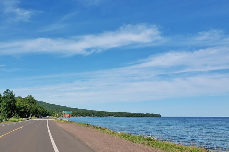 Union Bay campground, lake superior drive. porcupine mountains state park. up michigan travel blog