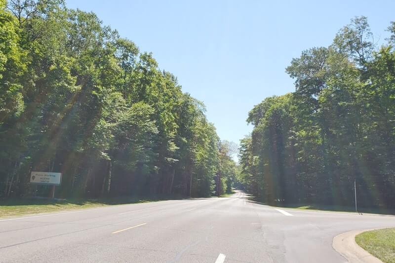 Pierce Stocking Scenic Drive tour entry. michigan travel blog
