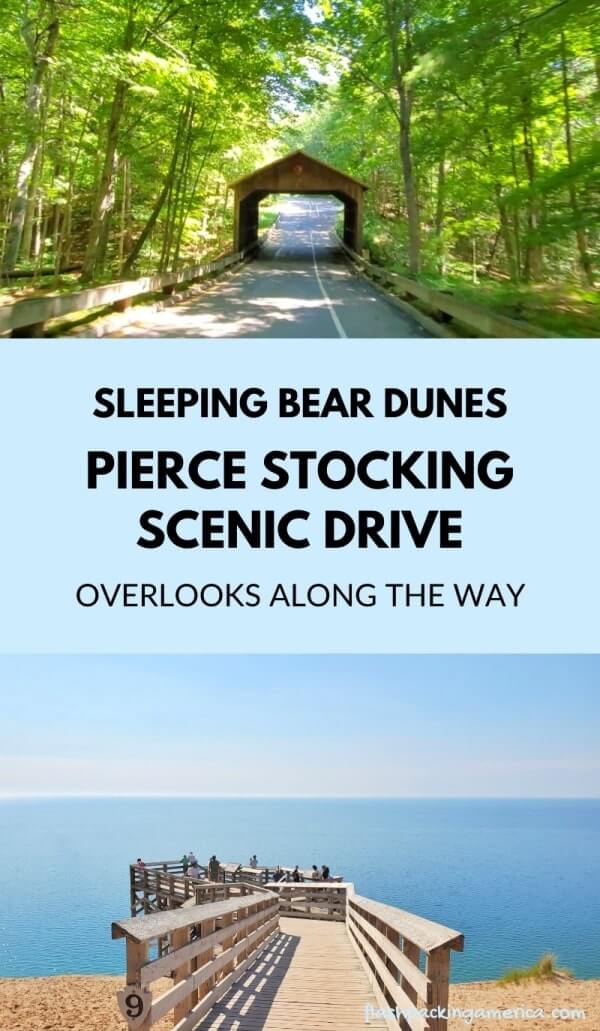 Pierce Scenic Stocking Drive tour: scenic drive in sleeping bear dunes national lakeshore. best overlooks. best stops. best things to do. northern michigan travel blog.