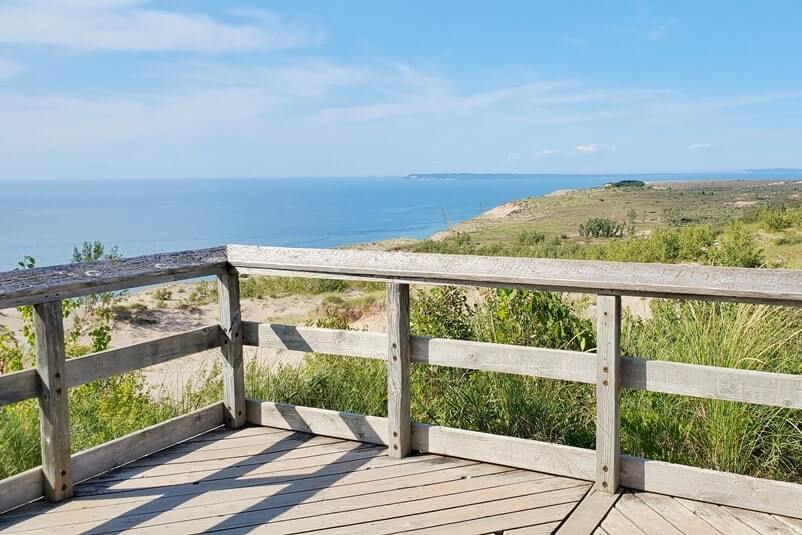 Best stops on Pierce Stocking Scenic Drive: sleeping bear dune overlook. stop #10. michigan travel blog