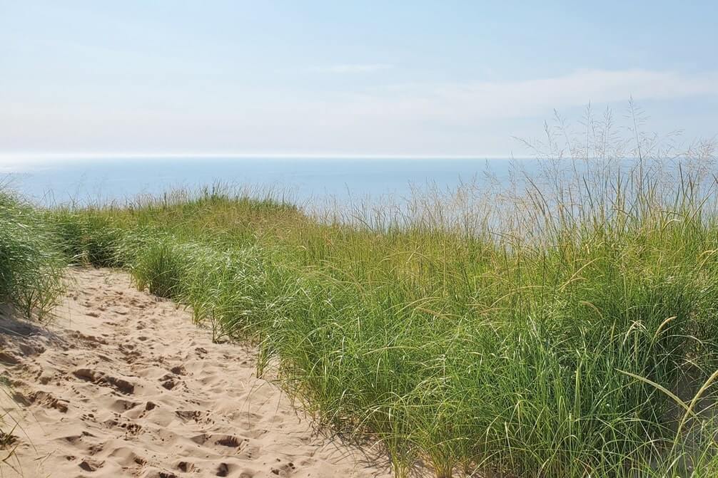 Pierce Scenic Stocking Drive tour: scenic drive in sleeping bear dunes national lakeshore. best overlooks. best stops. best things to do. northern michigan travel blog.