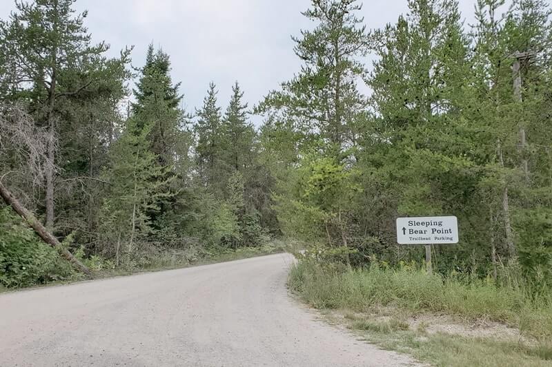 Getting to Sleeping Bear Point beach. michigan travel blog