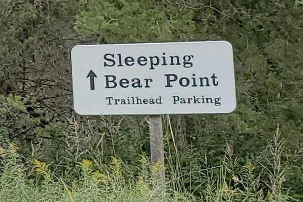 Getting to Sleeping Bear Point beach. michigan travel blog