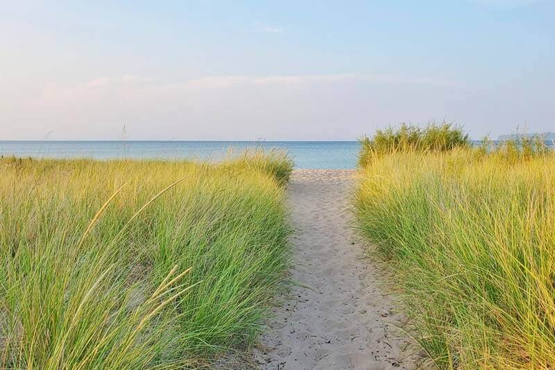 From sleeping bear point to dh day campground. michigan travel blog