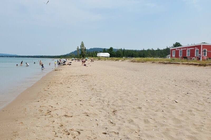 From sleeping bear point to glen haven beach. michigan travel blog