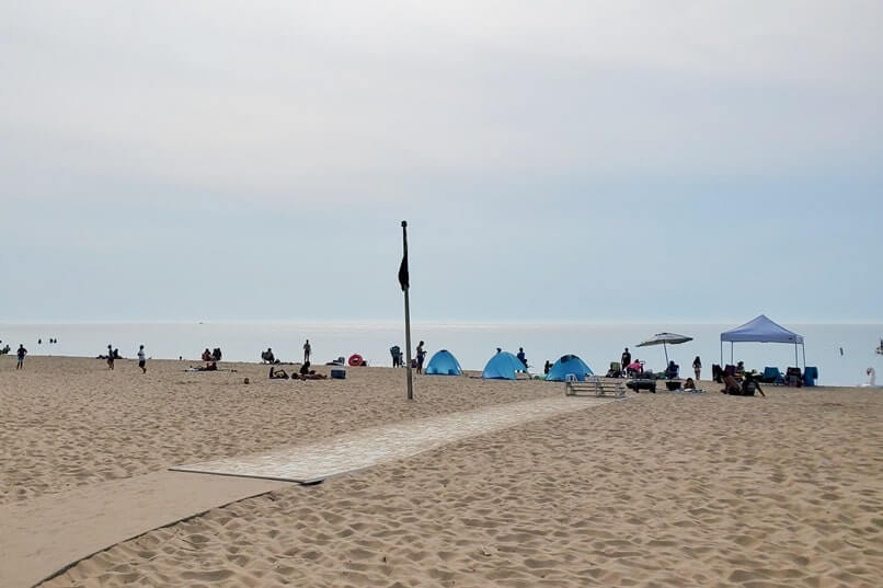 North Beach access. south haven, michigan travel blog