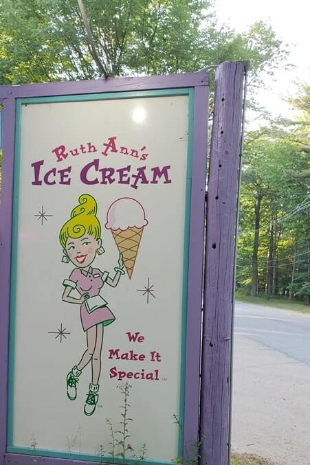 ruth ann's ice cream in muskegon mi. Muskegon ice cream shop near Muskegon State Park campground. where to go for ice cream in muskegon mi. michigan travel blog