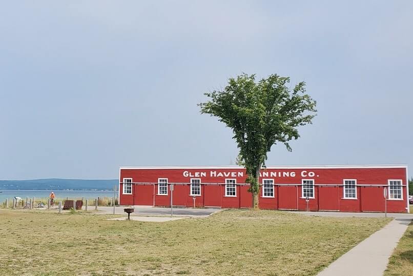 Things to do in Sleeping Bear Dunes: glen haven historic village, cannery boat museum. michigan travel blog