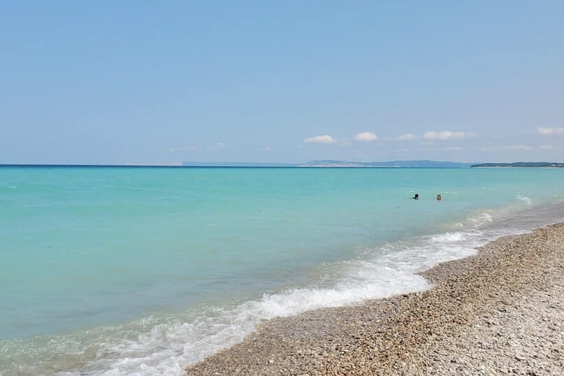 Lake Michigan. Things to do in Sleeping Bear Dunes: Old Indian Trail beach. michigan travel blog